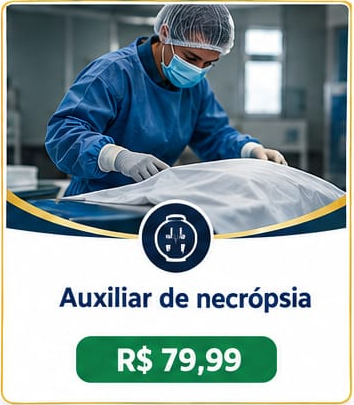 Apresentação do curso Auxiliar de Necropsia