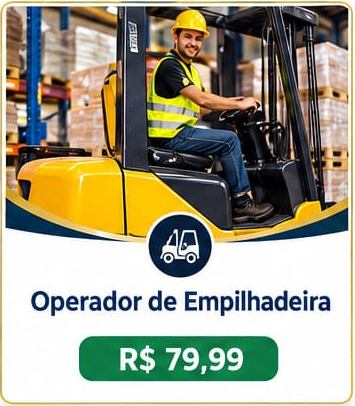 Apresentação do curso Operador de Empilhadeira